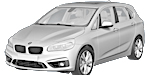 BMW F45 P12B8 Fault Code